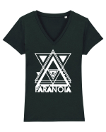 Paranoia Tricou mânecă scurtă guler V Damă Evoker