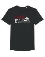 Wild Camping Tricou mânecă scurtă guler larg Bărbat Skater