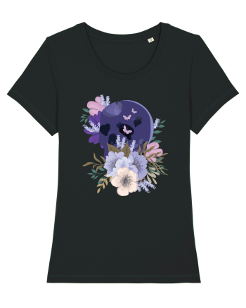 Pastel Flowers Black