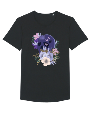Pastel Flowers Black