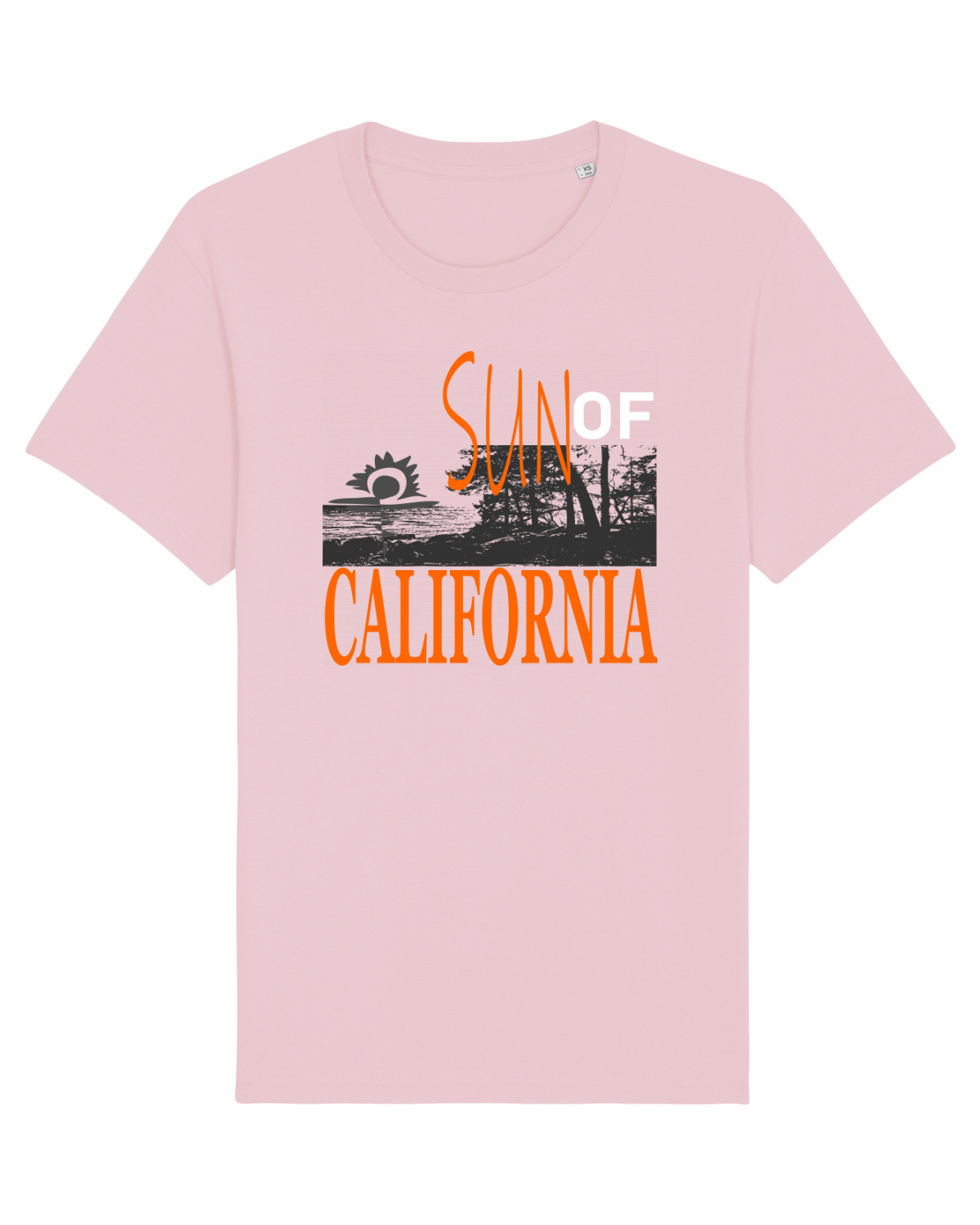 Tricou mânecă scurtă Unisex Rocker Cotton Pink