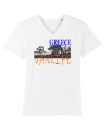Greece. Vanlife Tricou mânecă scurtă guler V Bărbat Presenter