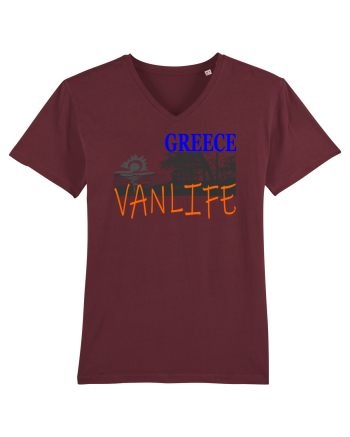 Greece. Vanlife Burgundy