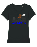 Sun Of Greece Tricou mânecă scurtă guler larg fitted Damă Expresser