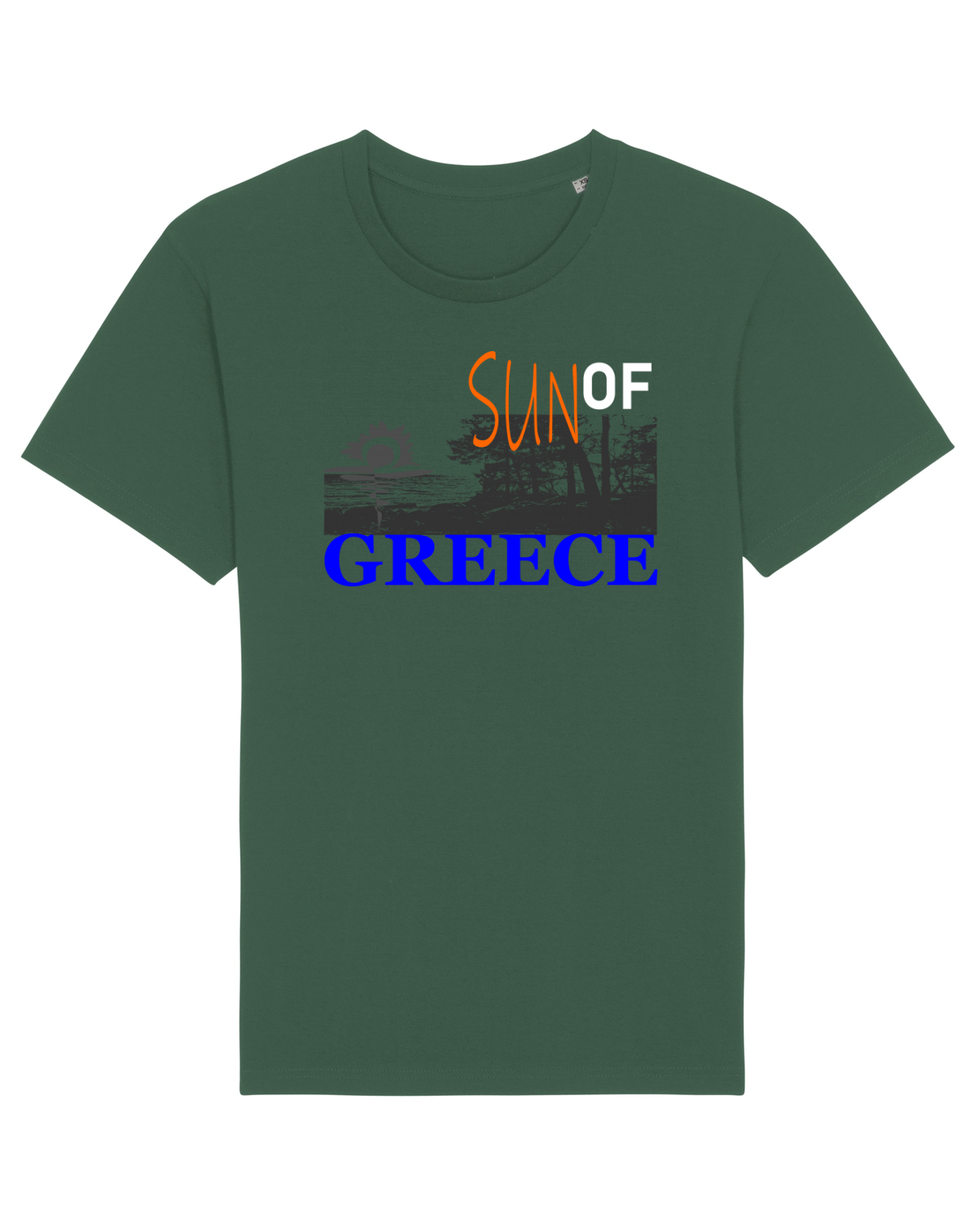 Tricou mânecă scurtă Unisex Rocker Bottle Green