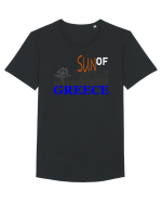 Sun Of Greece Tricou mânecă scurtă guler larg Bărbat Skater
