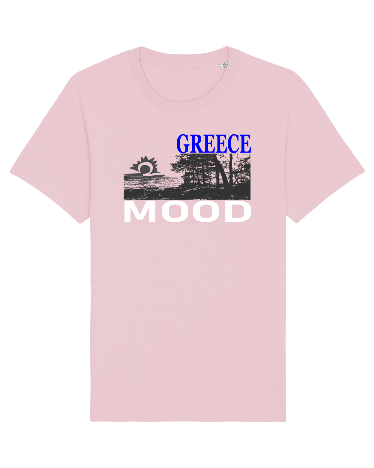 Tricou mânecă scurtă Unisex Rocker Cotton Pink