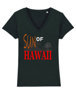 Sun Of Hawaii Tricou mânecă scurtă guler V Damă Evoker