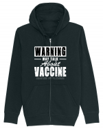 Warning May Talk About Vaccine Hanorac cu fermoar Unisex Connector