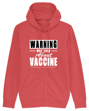 Warning May Talk About Vaccine Carmine Red