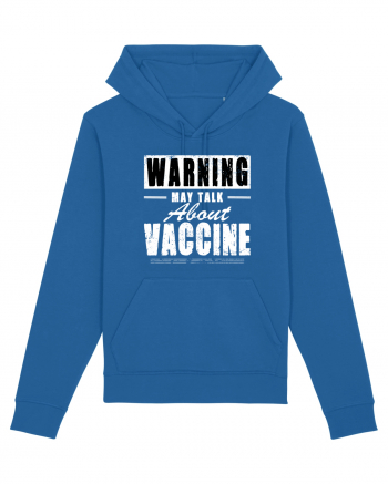 Warning May Talk About Vaccine Royal Blue