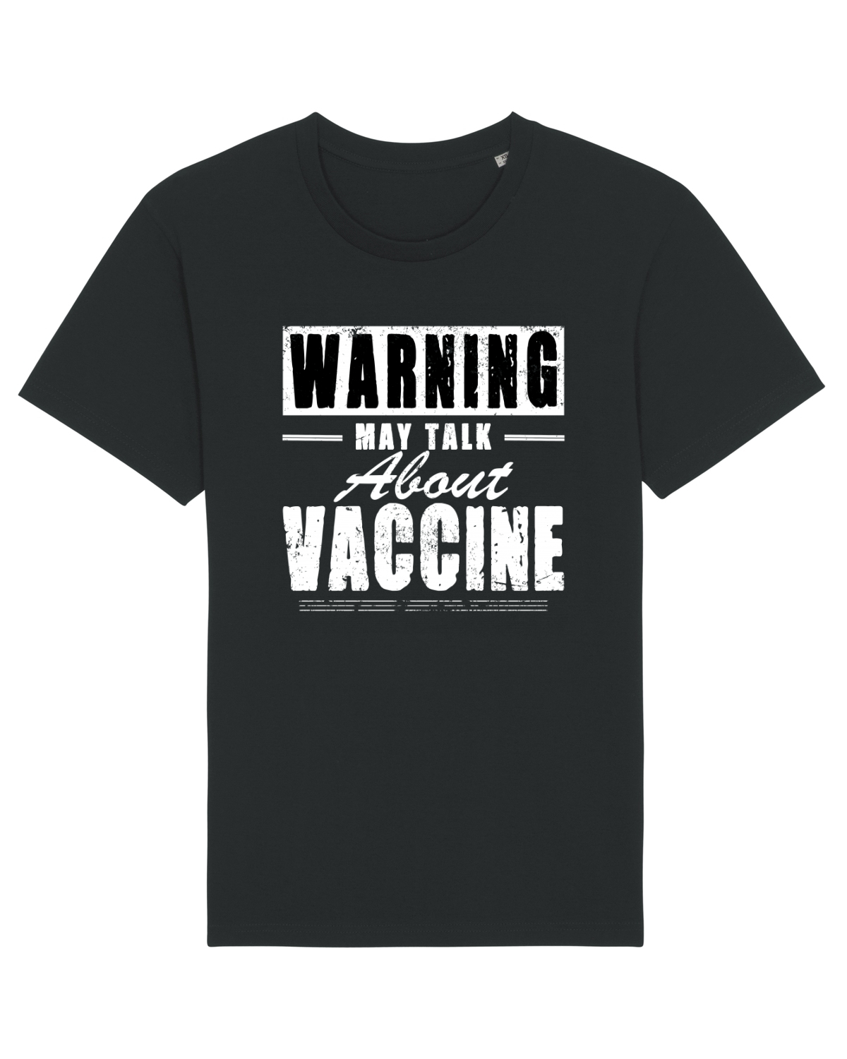 Tricou mânecă scurtă Unisex Rocker Black