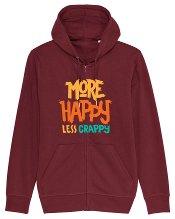 More Happy, Less Crappy! Burgundy