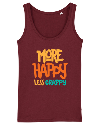 More Happy, Less Crappy! Burgundy