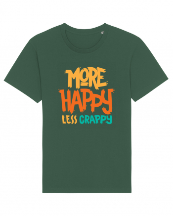 More Happy, Less Crappy! Bottle Green