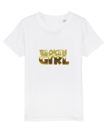 Broken girl White