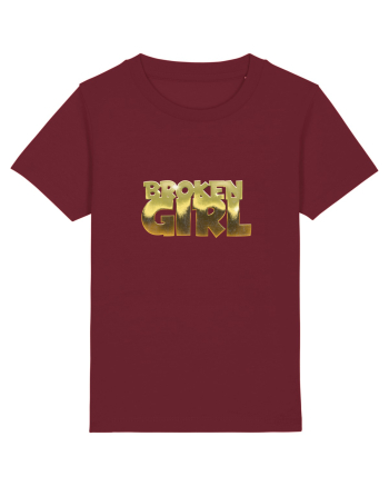 Broken girl Burgundy