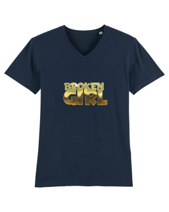 Broken girl French Navy