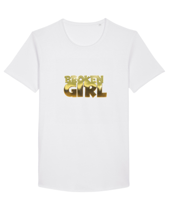 Broken girl White