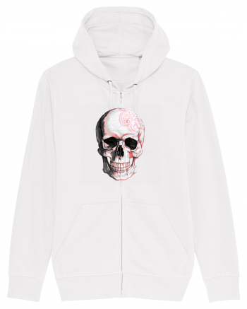 Pink Skull White