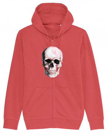 Pink Skull Carmine Red