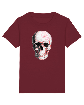 Pink Skull Burgundy