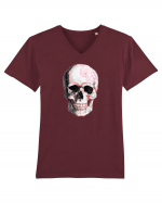 Pink Skull Tricou mânecă scurtă guler V Bărbat Presenter