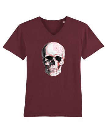Pink Skull Burgundy