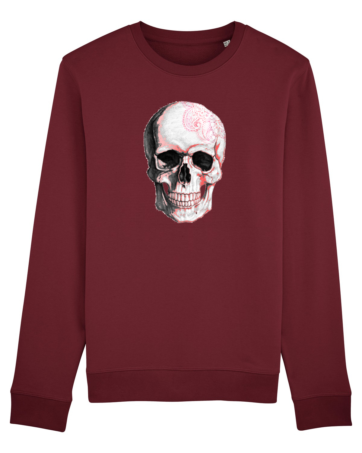 Bluză mânecă lungă Unisex Rise Burgundy
