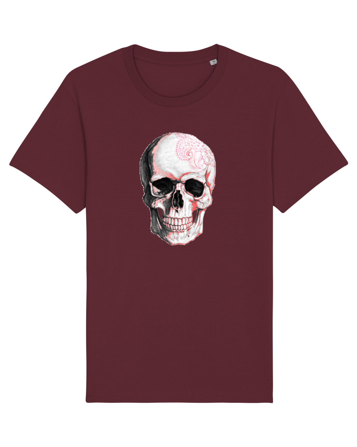 Tricou mânecă scurtă Unisex Rocker Burgundy