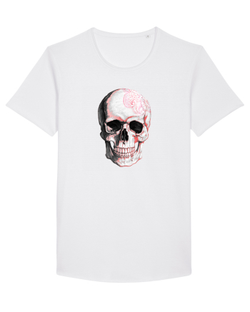 Pink Skull White