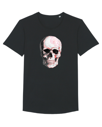 Pink Skull Black
