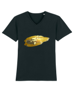 Golf Mk1 Gold Tricou mânecă scurtă guler V Bărbat Presenter