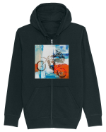 Dirt Bike painting Hanorac cu fermoar Unisex Connector