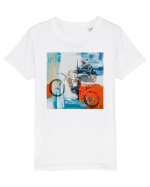 Dirt Bike painting Tricou mânecă scurtă  Copii Mini Creator