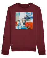 Dirt Bike painting Bluză mânecă lungă Unisex Rise