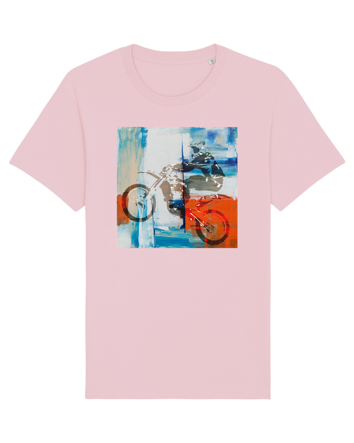 Tricou mânecă scurtă Unisex Rocker Cotton Pink
