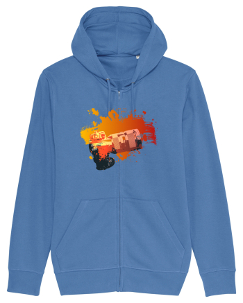 Orange Camera Bright Blue