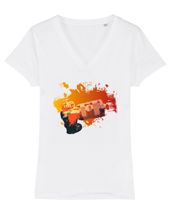 Orange Camera White