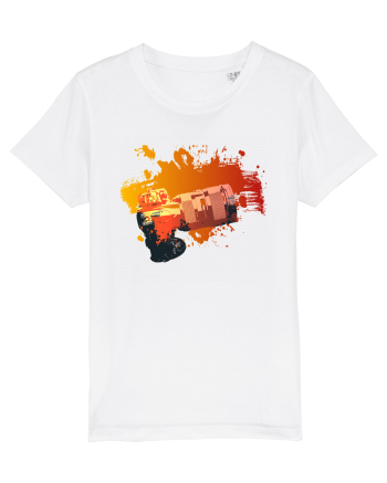 Orange Camera White