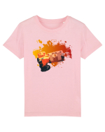 Orange Camera Tricou mânecă scurtă  Copii Mini Creator
