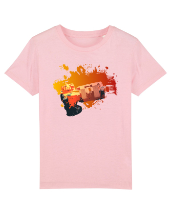 Orange Camera Cotton Pink