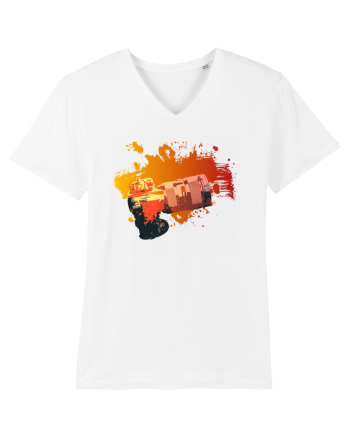 Orange Camera White