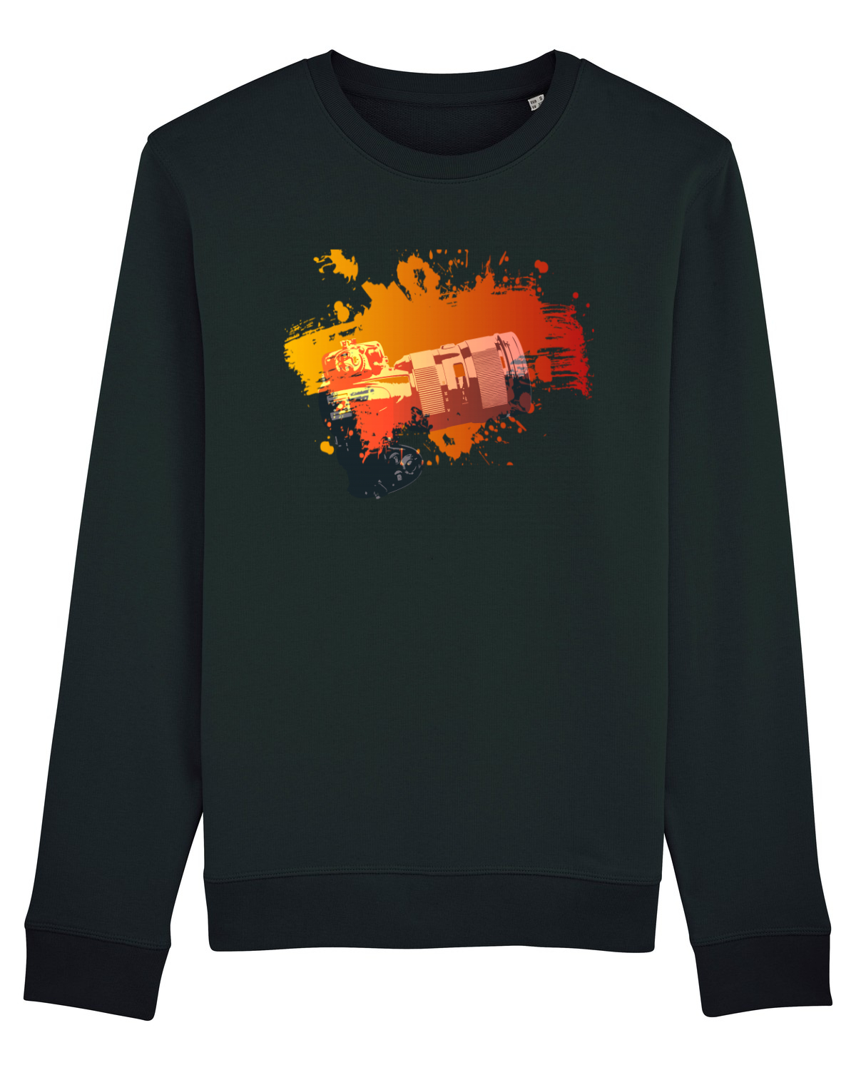 Bluză mânecă lungă Unisex Rise Black