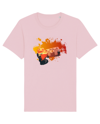 Orange Camera Cotton Pink