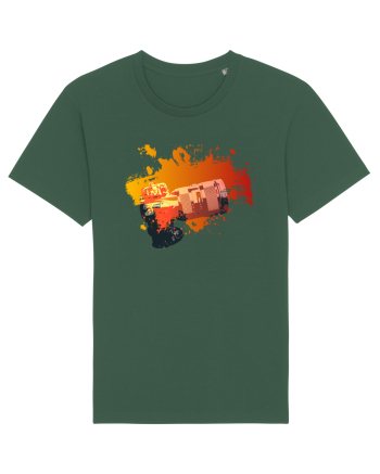 Orange Camera Bottle Green