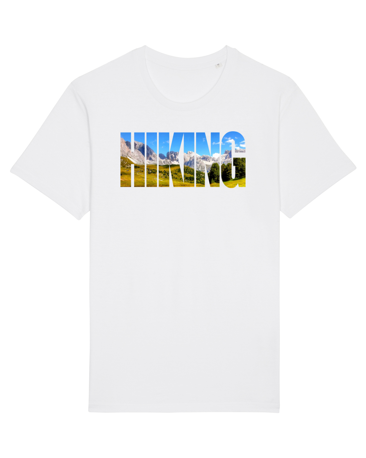 Tricou mânecă scurtă Unisex Rocker White