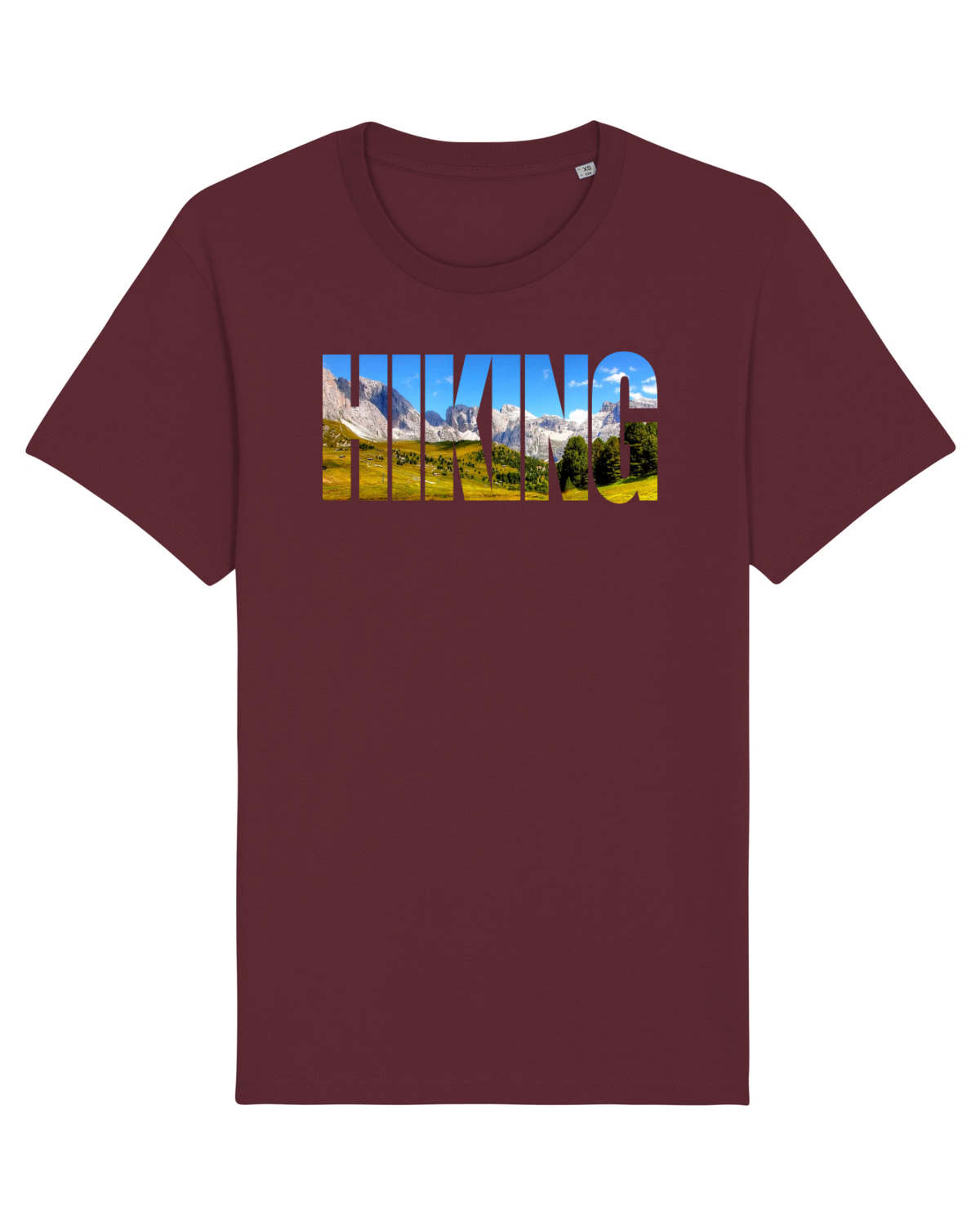 Tricou mânecă scurtă Unisex Rocker Burgundy
