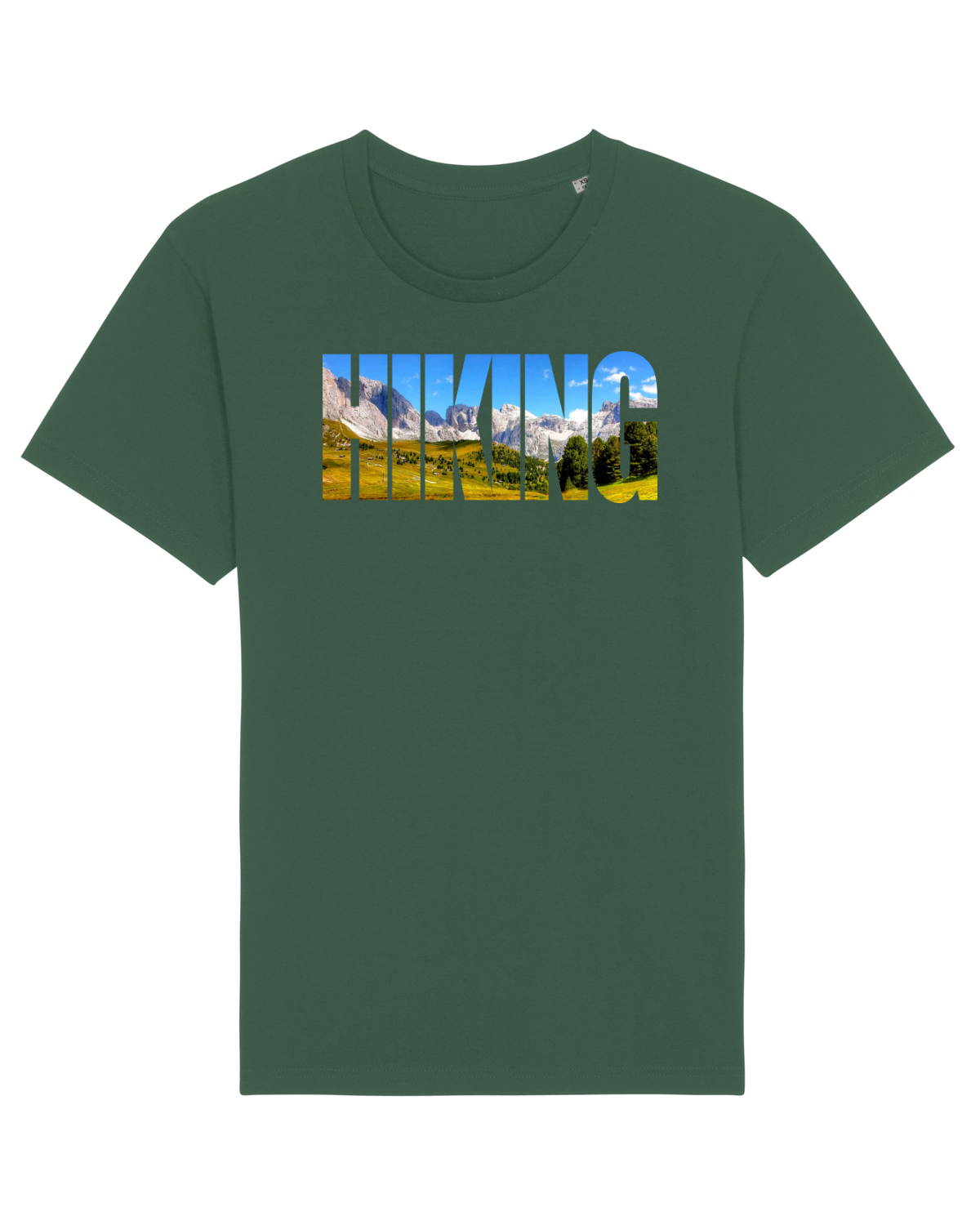 Tricou mânecă scurtă Unisex Rocker Bottle Green