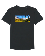 Hiking Tricou mânecă scurtă guler larg Bărbat Skater